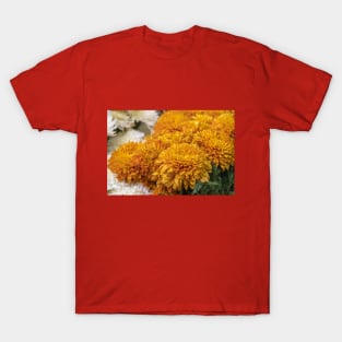 Mexico. San Miguel de Allende. Local Market. Flowers. T-Shirt